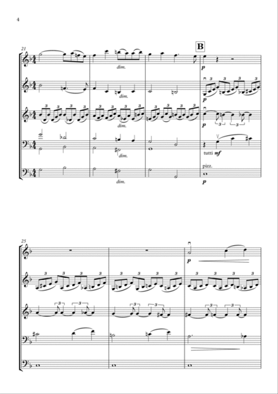 Rachmaninoff for strings String Orchestra scores gallery preview page 5
