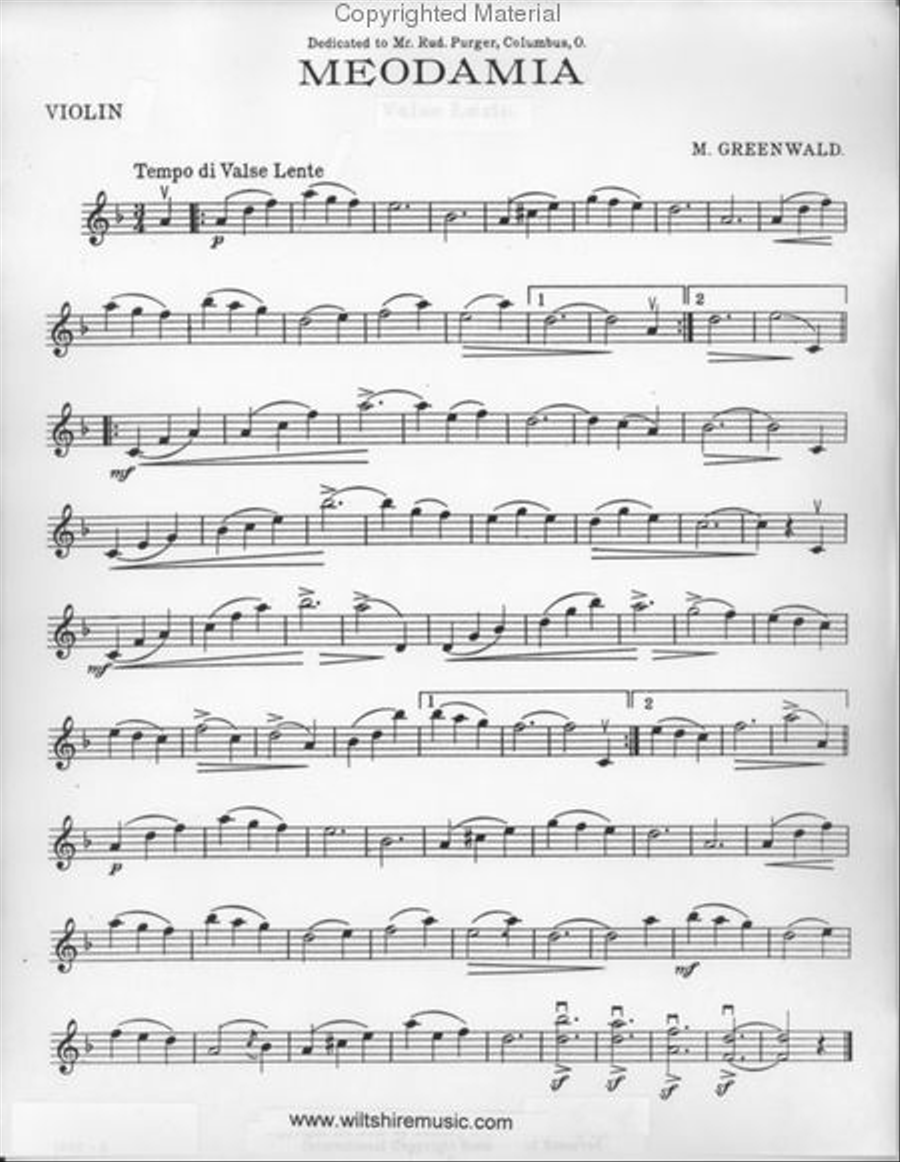 Melodamia Violin Solo scores gallery preview page 2