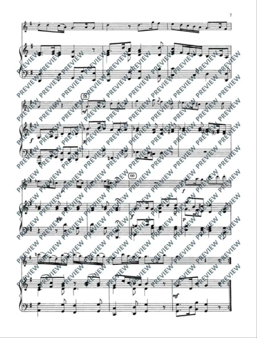 Concertino G major and Nocturne C major Oboe scores gallery preview page 8