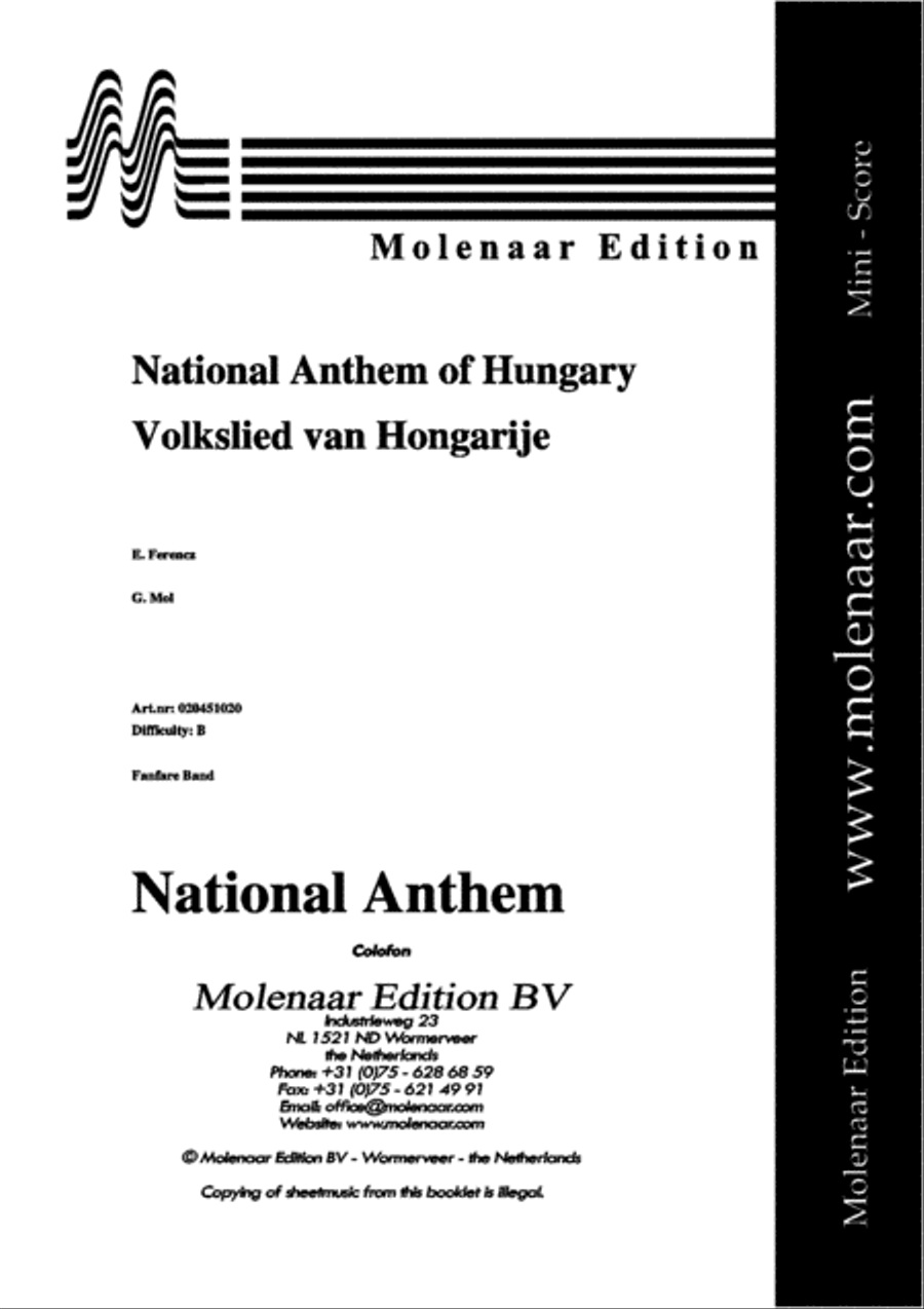 National Anthem of Hungary Fanfare Band scores gallery preview page 2