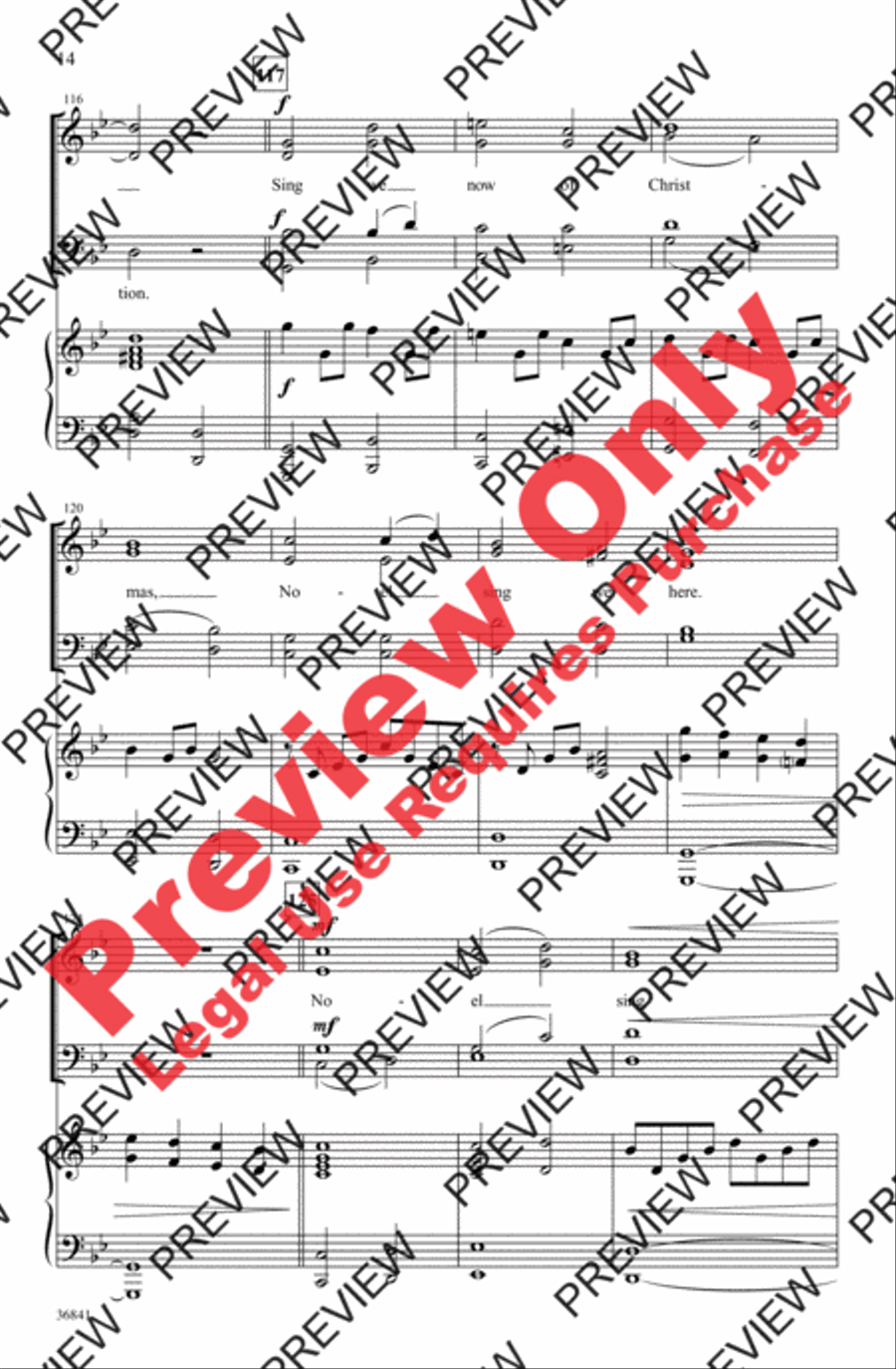 Sing We Now of Christmas Sing We Now of Christmas 4-Part scores gallery preview page 14