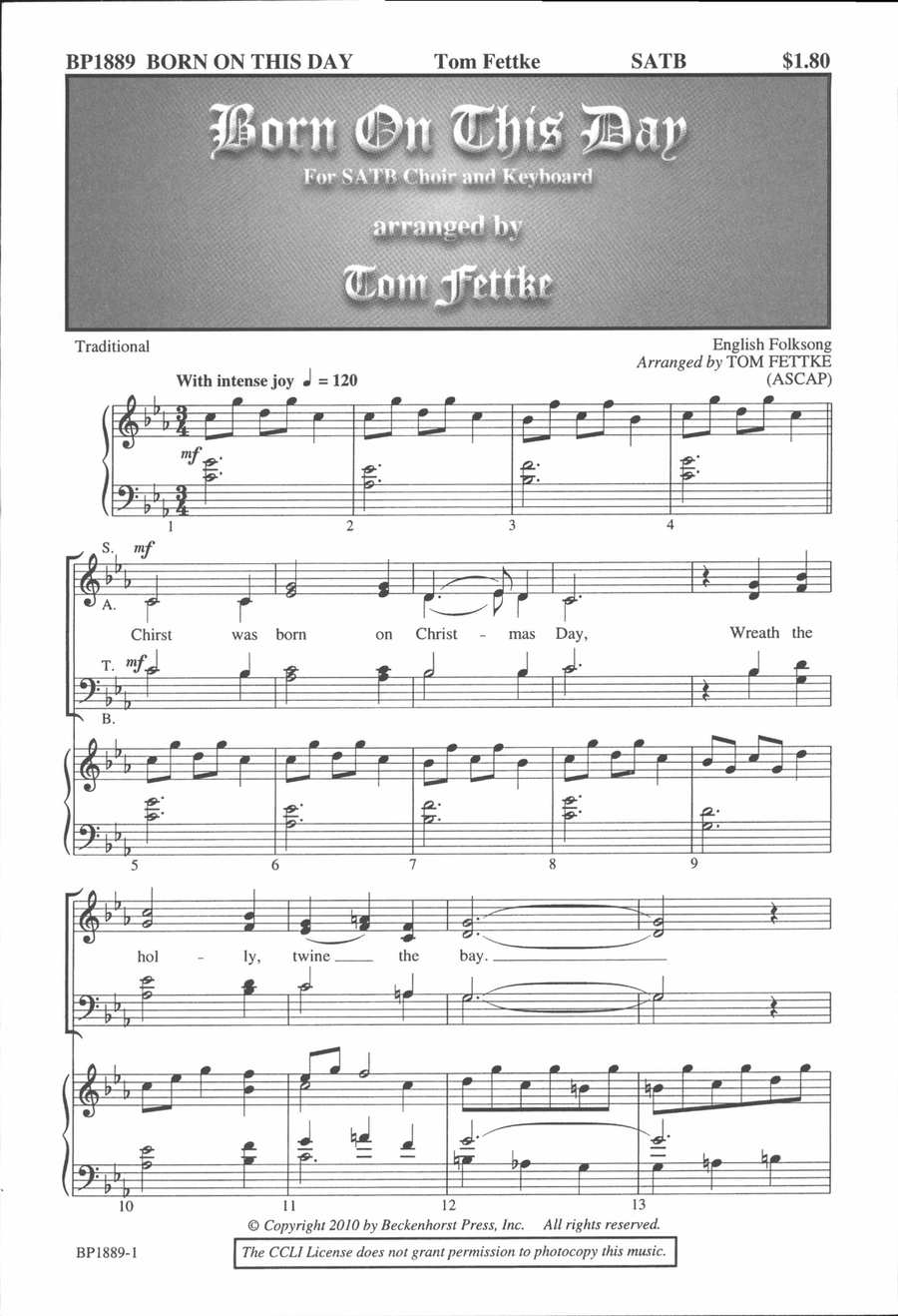 Born On This Day Born On This Day 4-Part scores gallery preview page 2