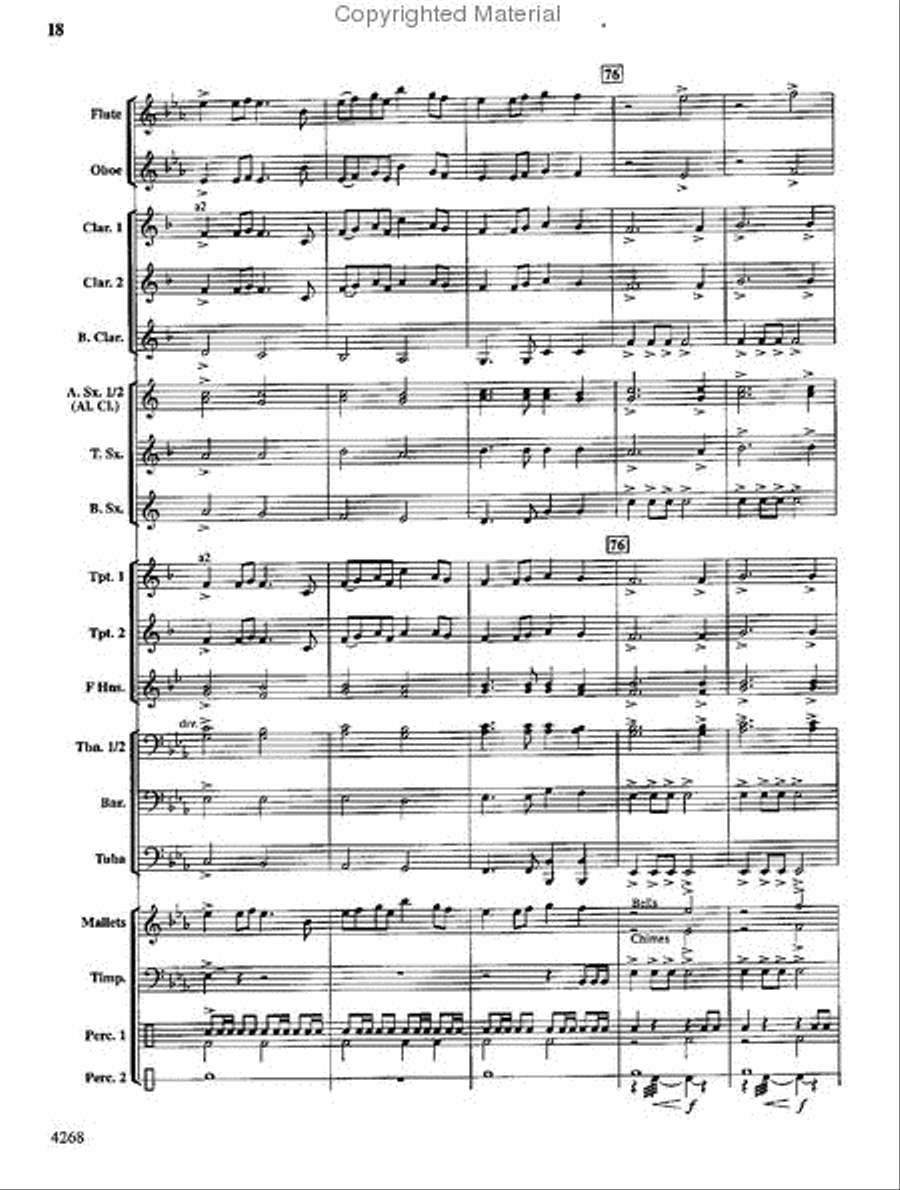 Winchester Chronicles Winchester Chronicles Concert Band scores gallery preview page 17