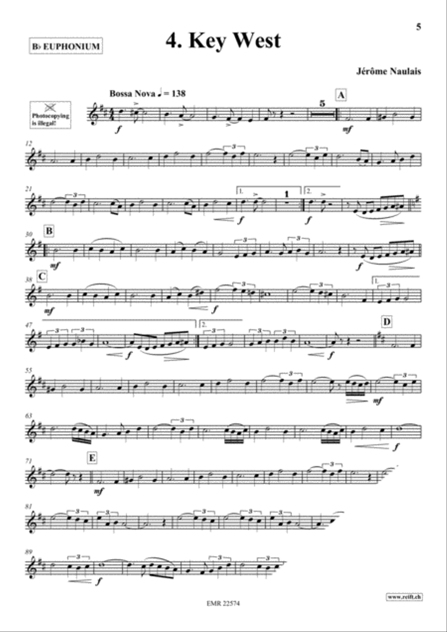 Play With Your Band Volume 3 Euphonium scores gallery preview page 6