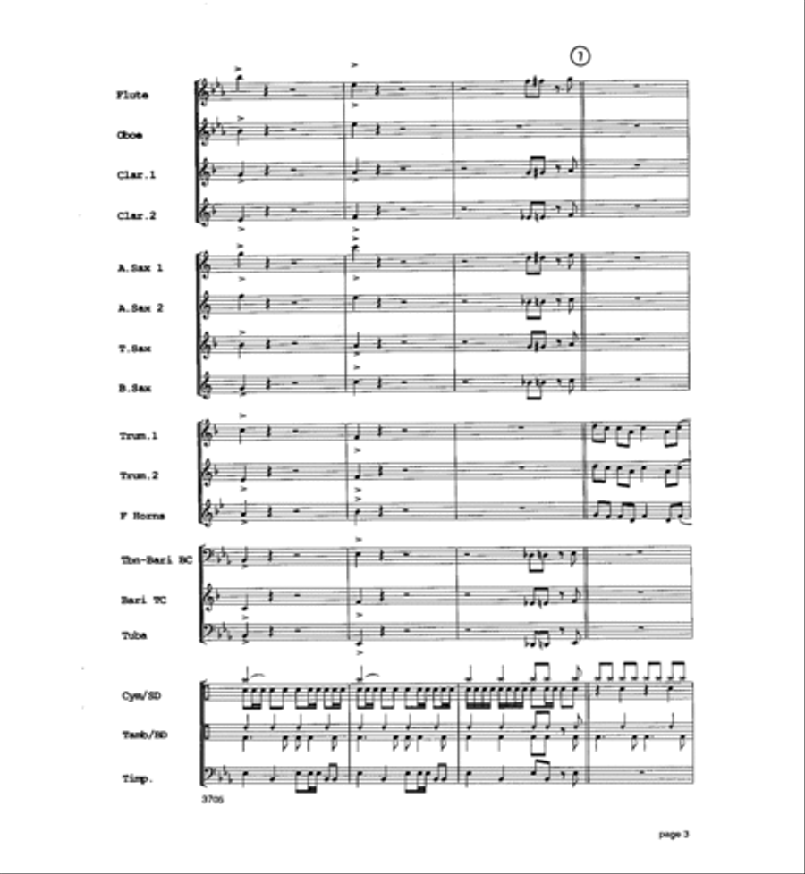 Joy To the World Joy To the World Concert Band scores gallery preview page 4