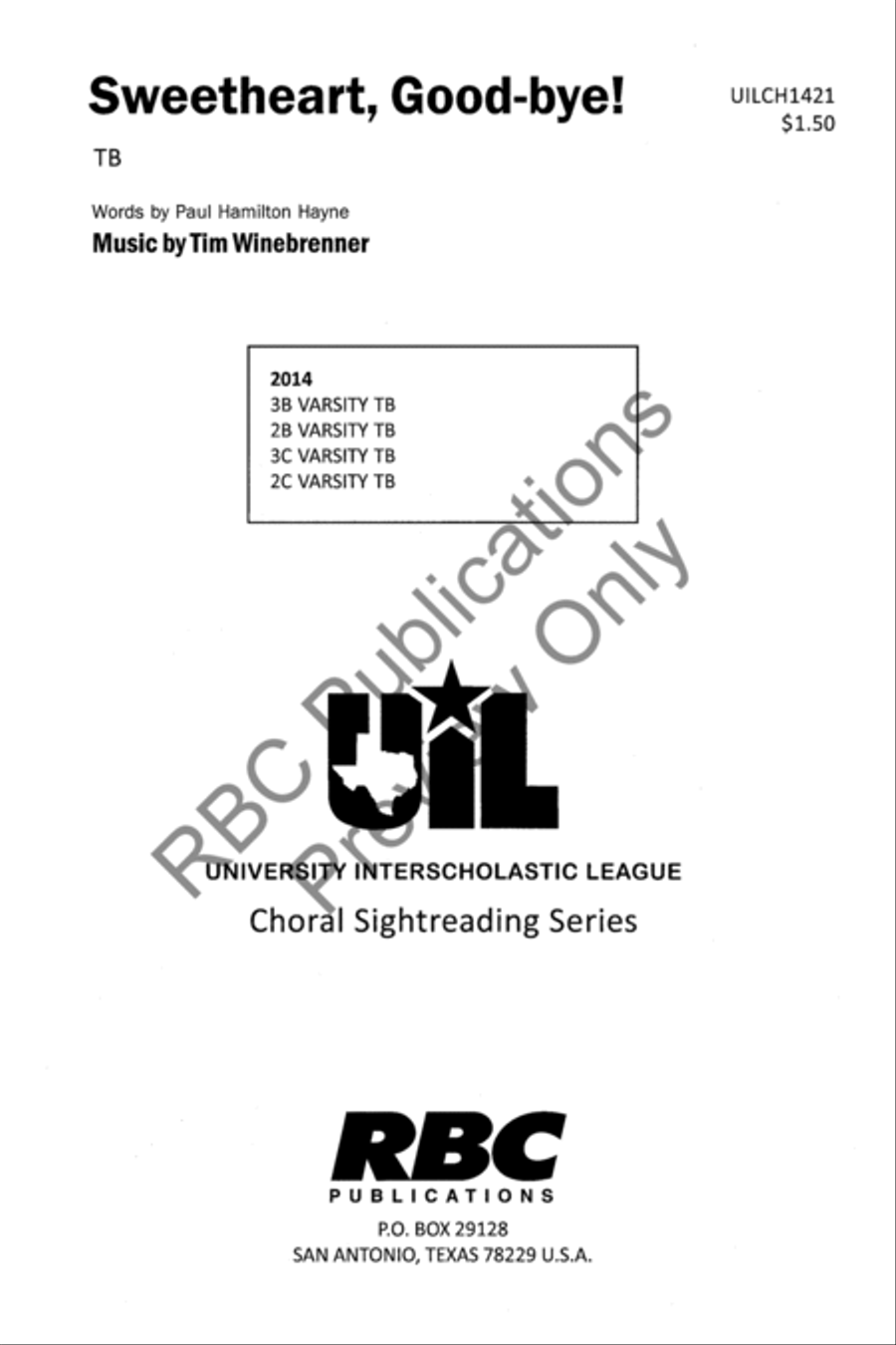 <br>Sheet music extract