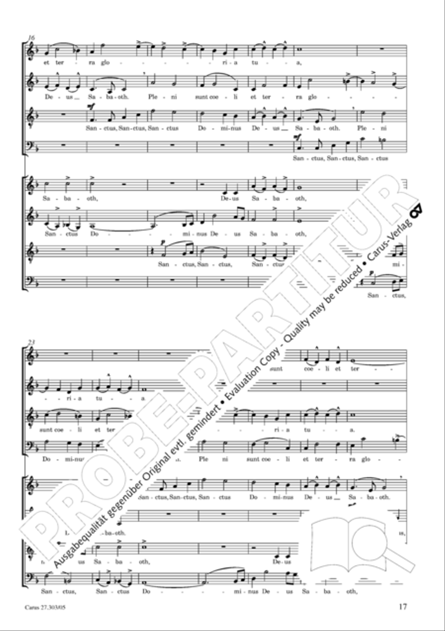 Messa da Requiem 4-Part scores gallery preview page 18