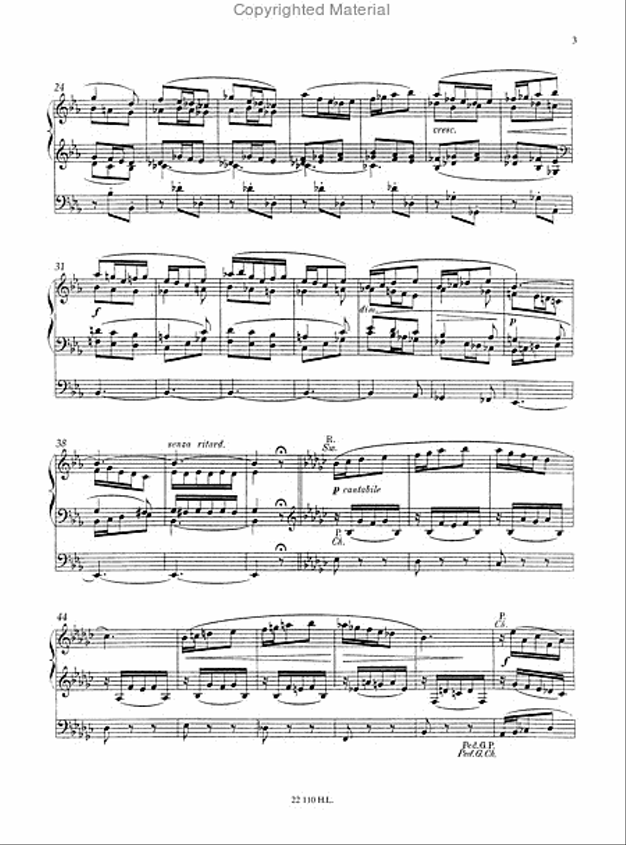 Pièces de fantaisie Op.55 suite n°4 Organ Solo scores gallery preview page 6