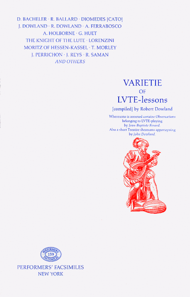 Varietie of Lute Lessons. PF 159