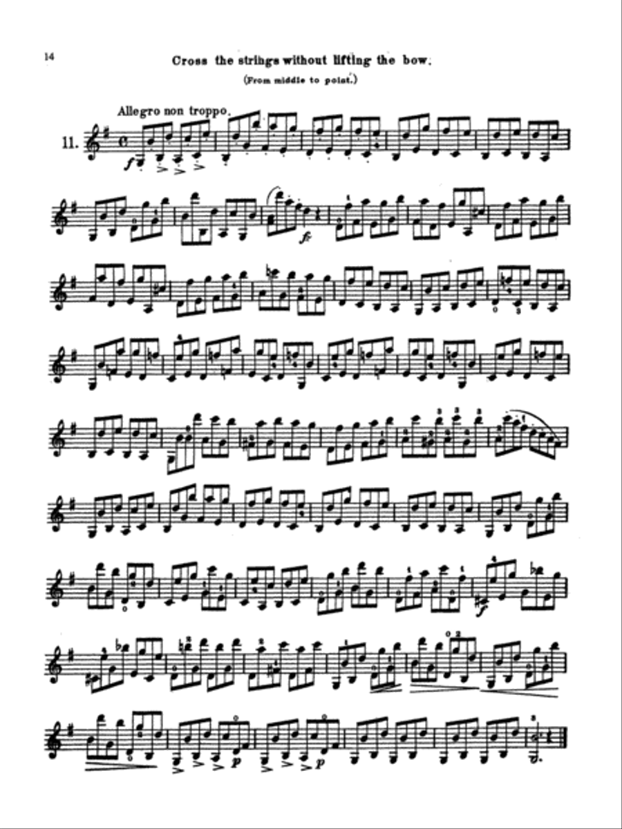 Mazas: 75 Progressive and Melodious Studies, Op. 36 Part scores gallery preview page 1