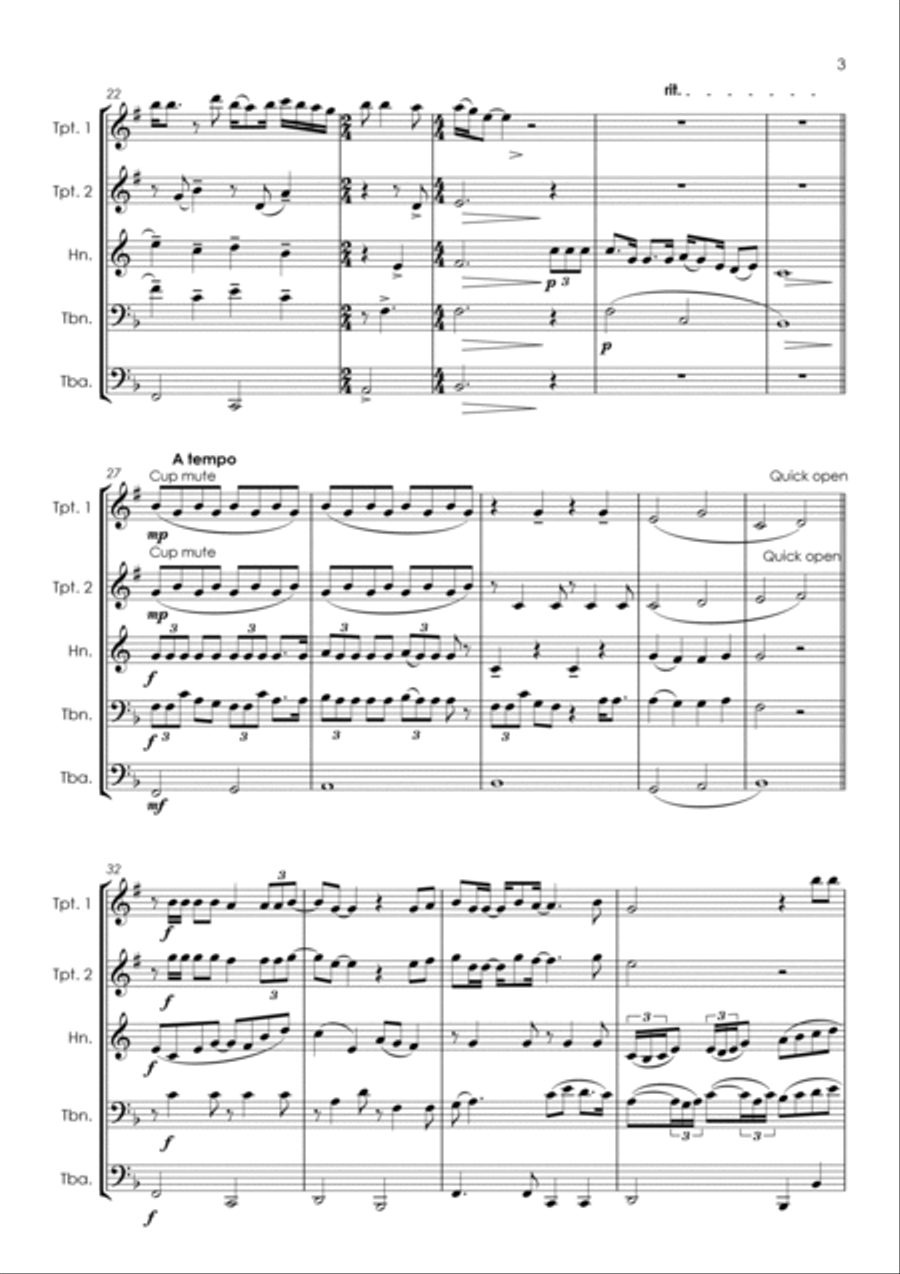 Someone Like You Horn scores gallery preview page 5