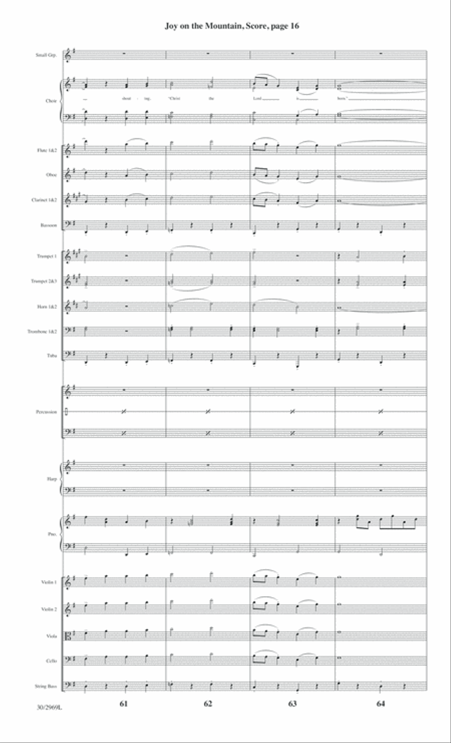 The Heart of Christmas - Full Score Choir scores gallery preview page 145