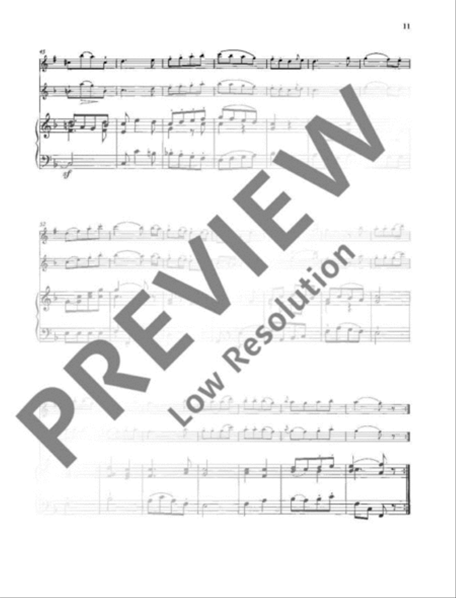 Two Sonatas Clarinet scores gallery preview page 12