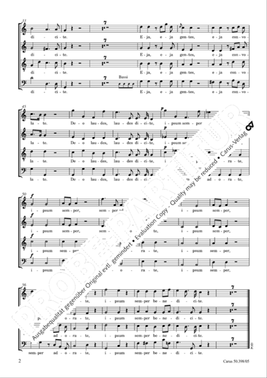 Eja gentes 4-Part scores gallery preview page 3