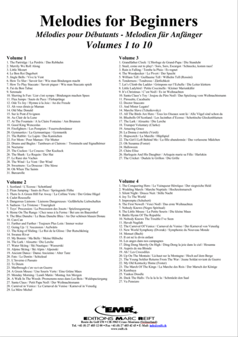 Melodies for Beginners Volume 5 Horn scores gallery preview page 3