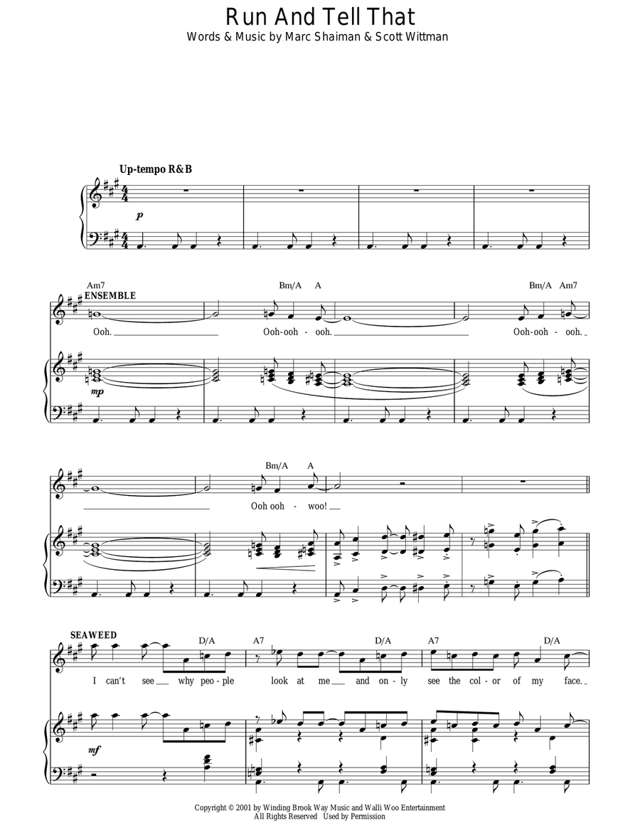 Run And Tell That Acoustic Guitar scores gallery preview page 1