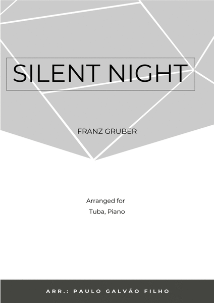 SILENT NIGHT - TUBA & PIANO image number null