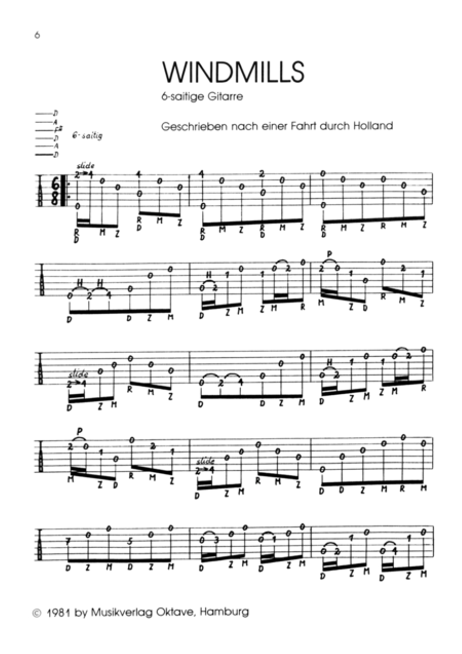 Vic Abram - Instrumentalstucke fur 6- und 12-saitige Gitarren Guitar scores gallery preview page 6