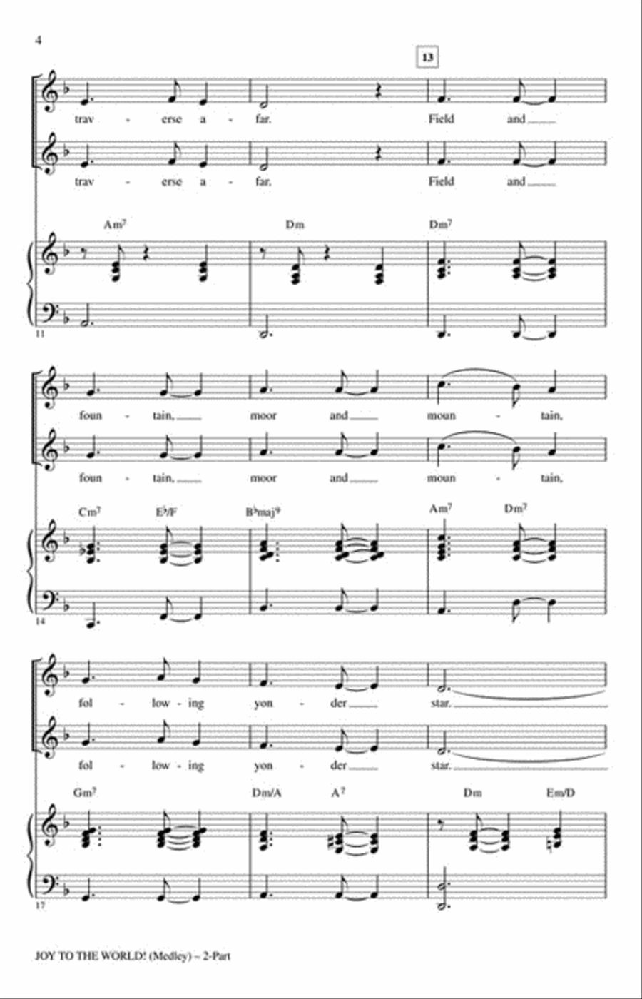 Joy to the World! (Medley) 2-Part scores gallery preview page 3