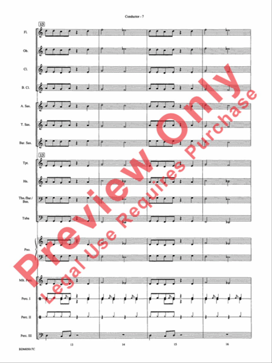 Belwin Very Beginning Band Kit #1 Concert Band scores gallery preview page 10