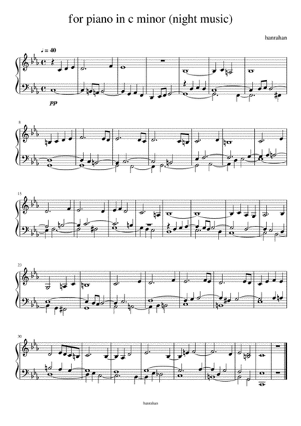 For piano in c minor (night music) image number null