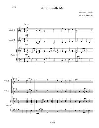 Abide with Me (Violin Duet with Piano Accompaniment)