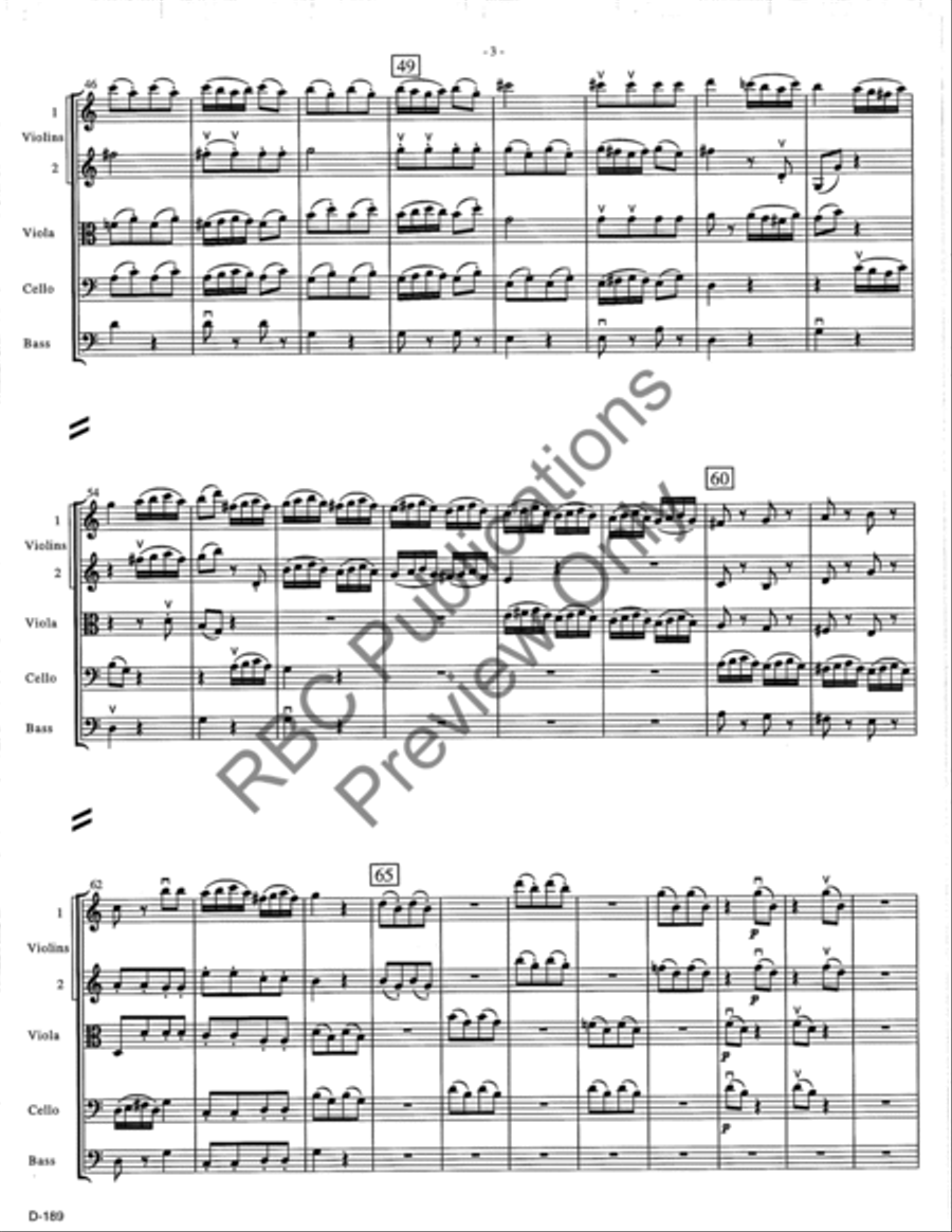 Rondo Quartet #72 (Score) String Orchestra scores gallery preview page 6