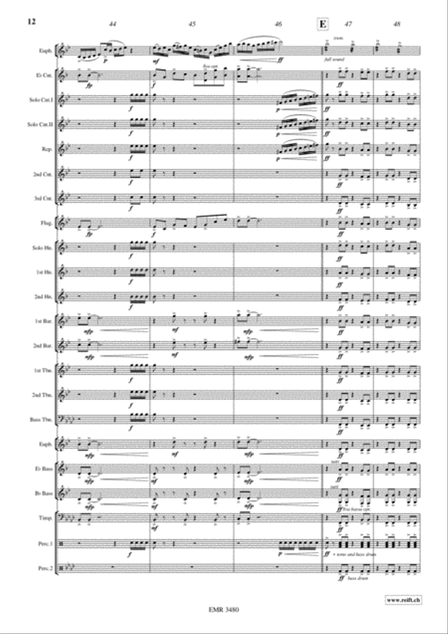 Devil's Concertino Devil's Concertino Brass Band scores gallery preview page 13