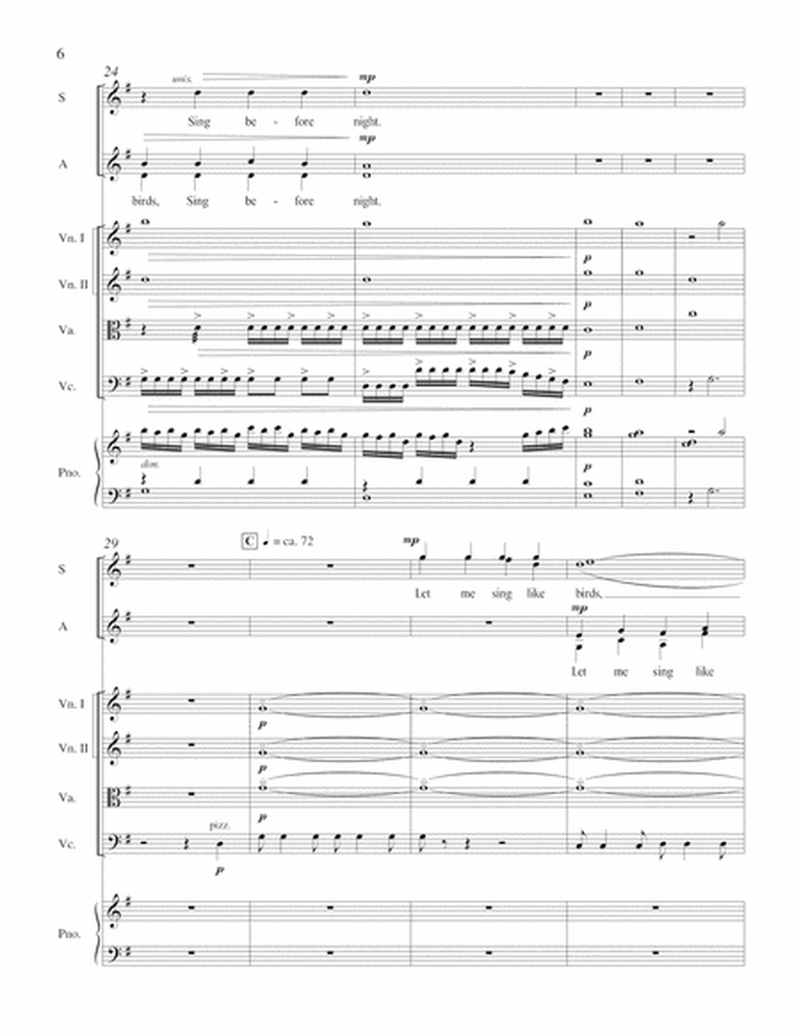 Dusk from I Will Sing to the Stars (Downloadable Full Score)