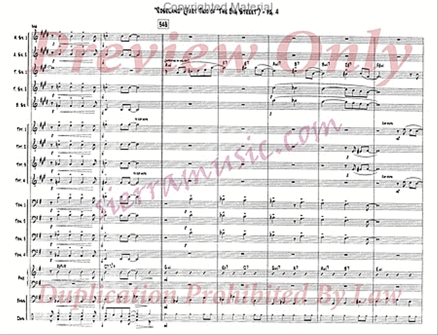 Roseland (MM2 The Big Street) Big Band scores gallery preview page 5