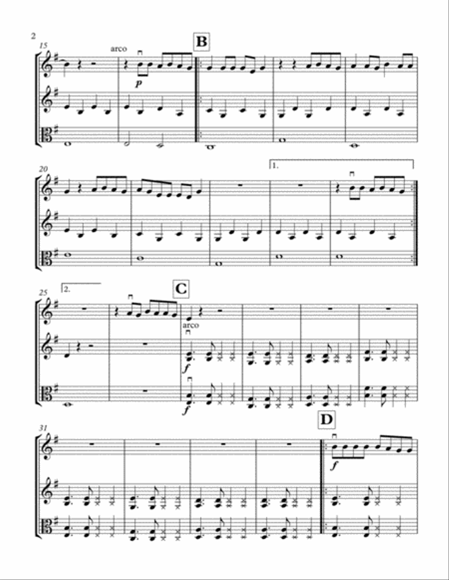 Let Her Go String Trio scores gallery preview page 3