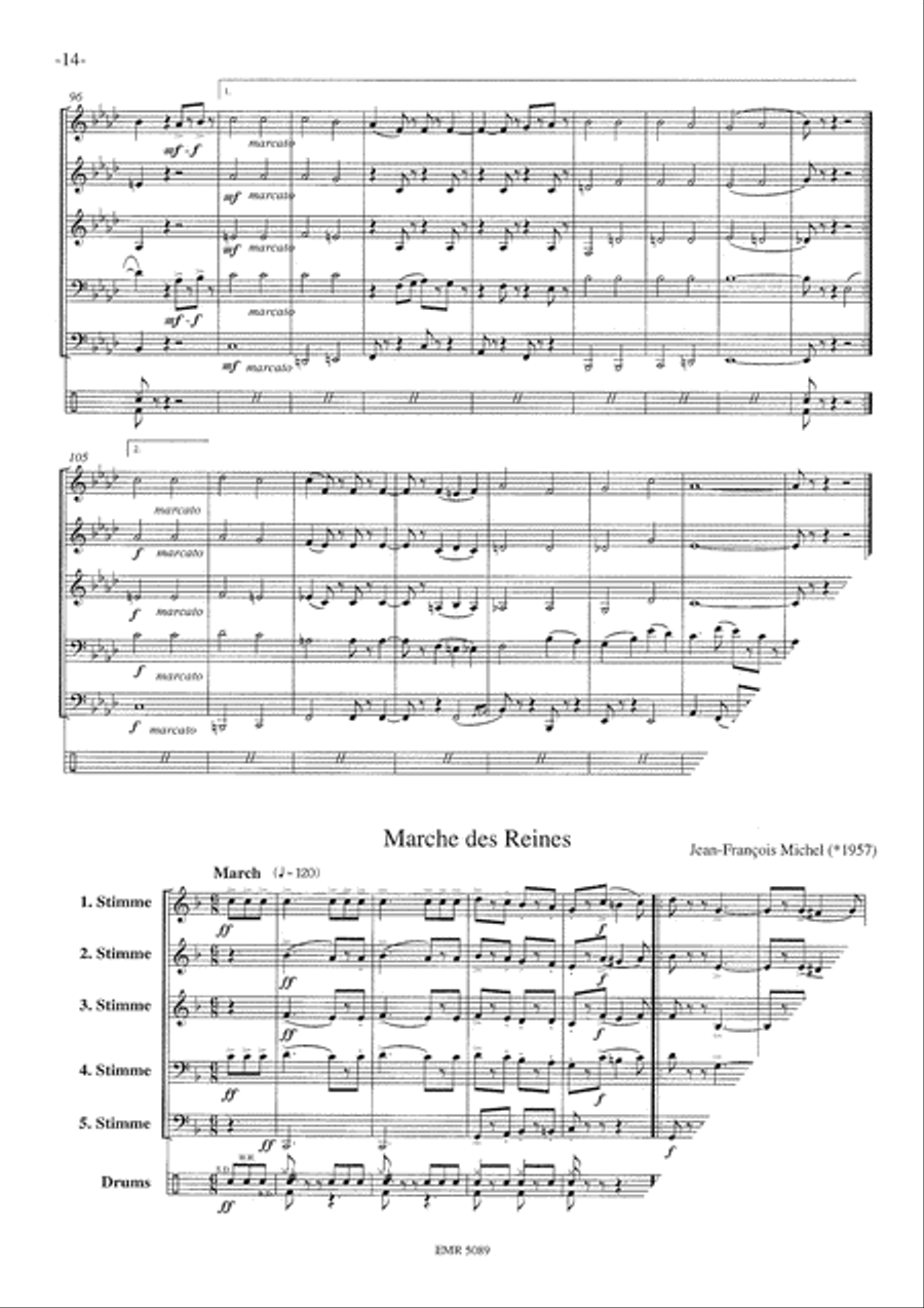 Quintett Album Vol. 10 Concert Band scores gallery preview page 8