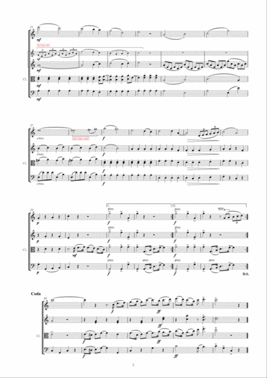 When I'm Sixty-four String Quartet scores gallery preview page 4