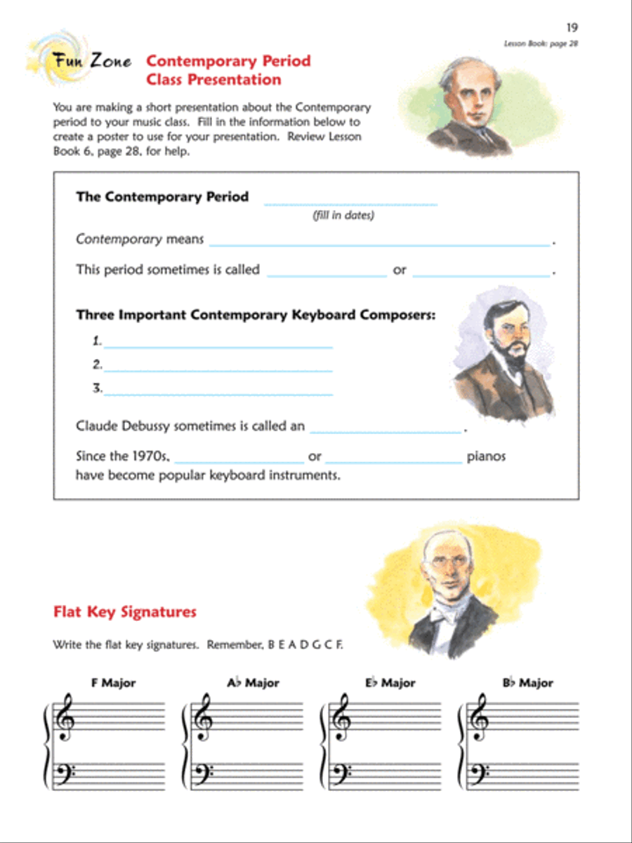 Premier Piano Course Theory, Book 6 Piano Method scores gallery preview page 4