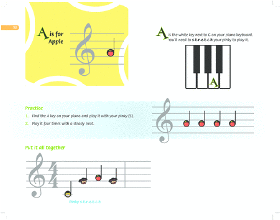 Learning to Play Piano for the Very Young Piano Method scores gallery preview page 19