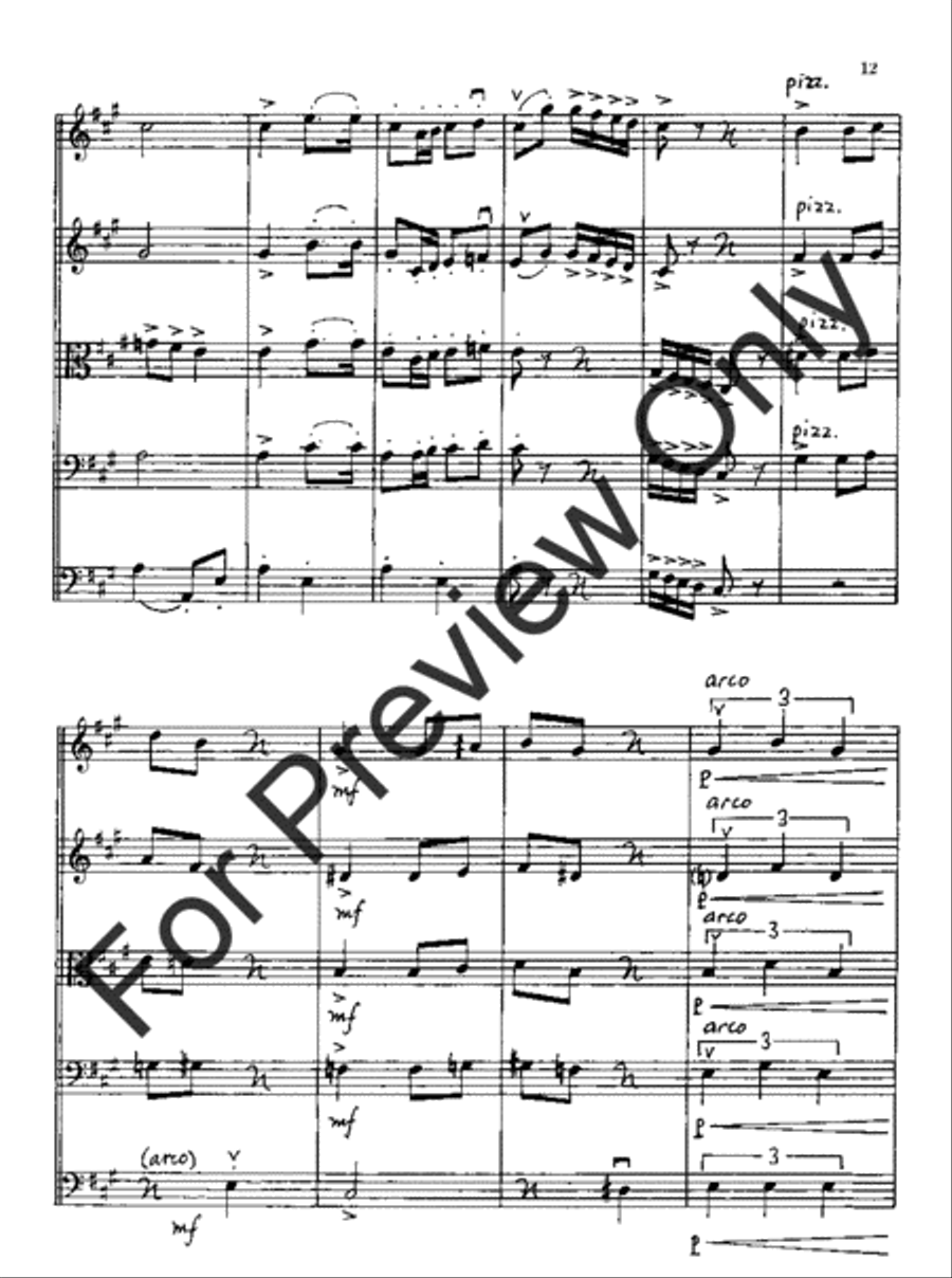 Suite for String Orchestra (Score) String Orchestra scores gallery preview page 16