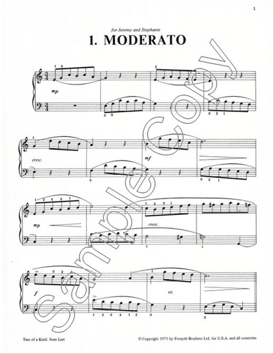 Two of a Kind Piano Solo scores gallery preview page 2