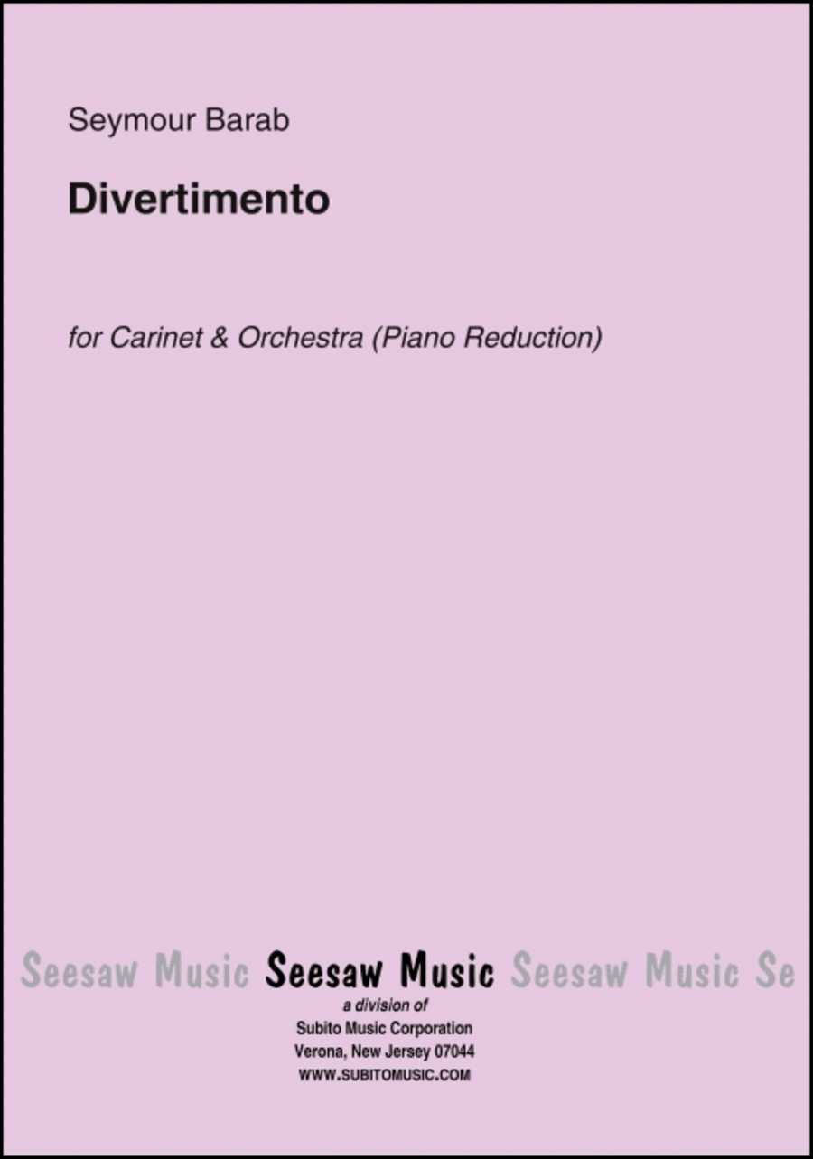 Divertimento (piano reduction)