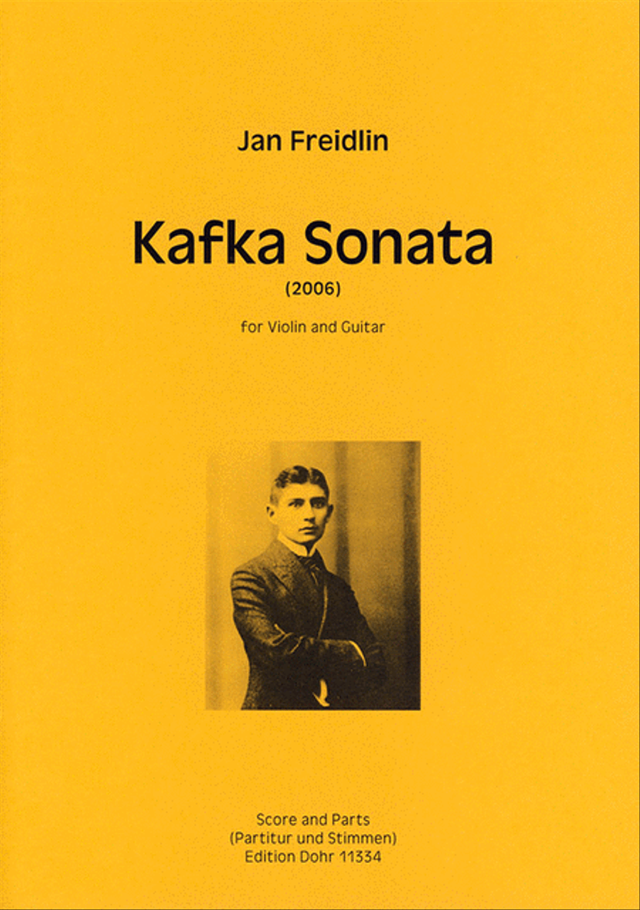 Kafka Sonata für Violine und Gitarre (2006) Violin scores gallery preview page 1
