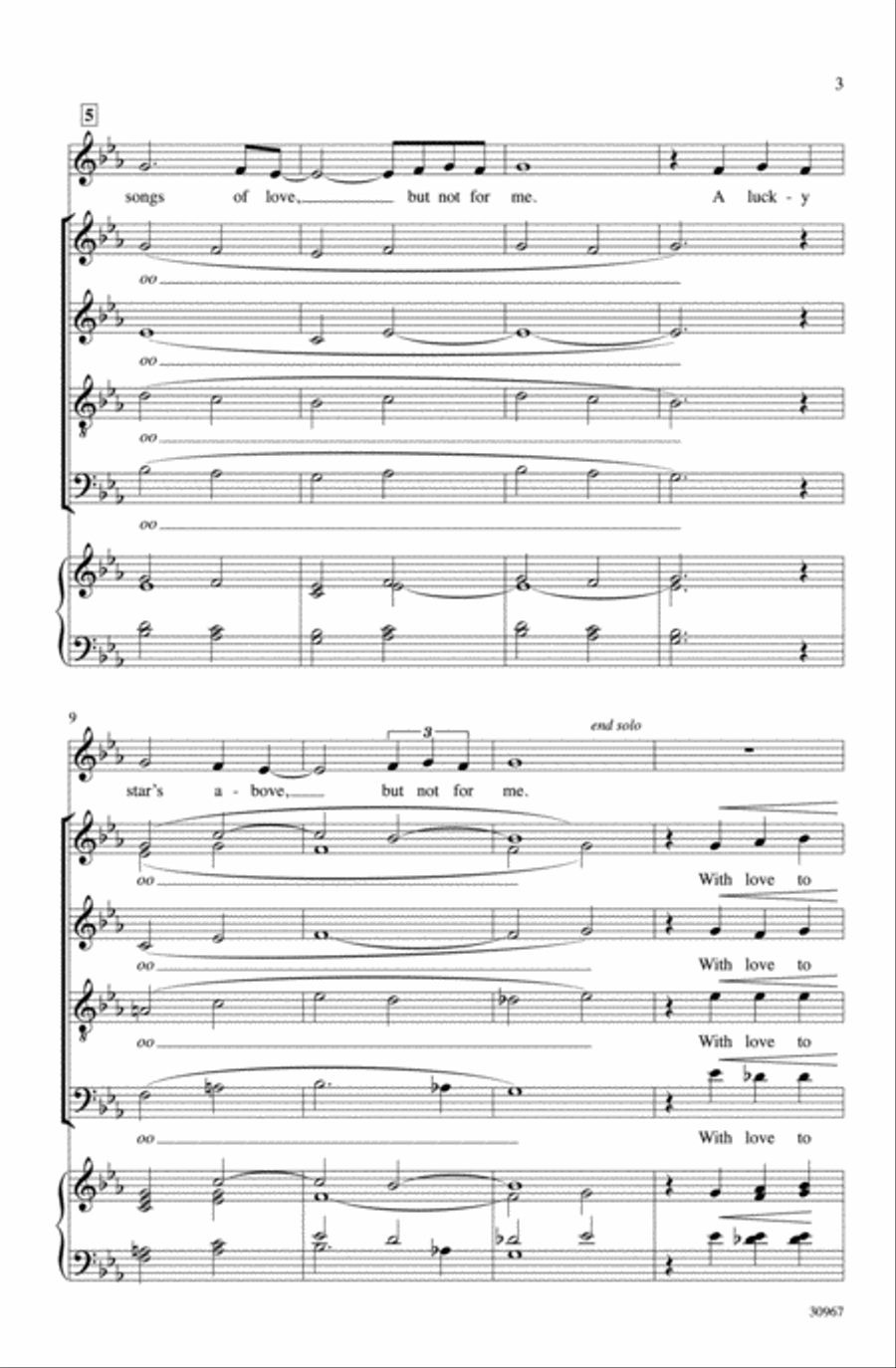 But Not for Me But Not for Me 4-Part scores gallery preview page 9