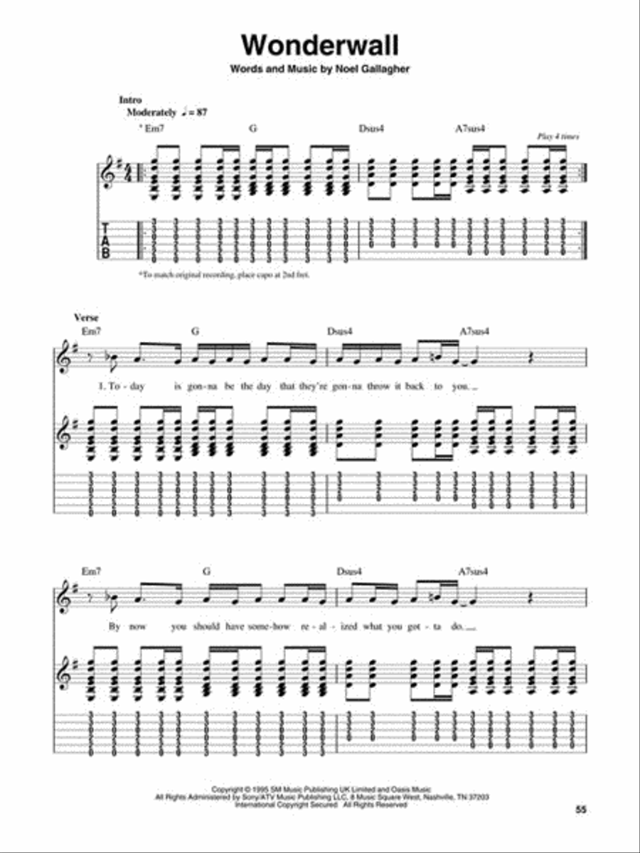 Acoustic Top Hits Acoustic Guitar scores gallery preview page 5