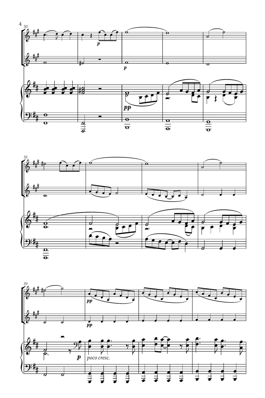 Mary, Did You Know? Brass Duet scores gallery preview page 4