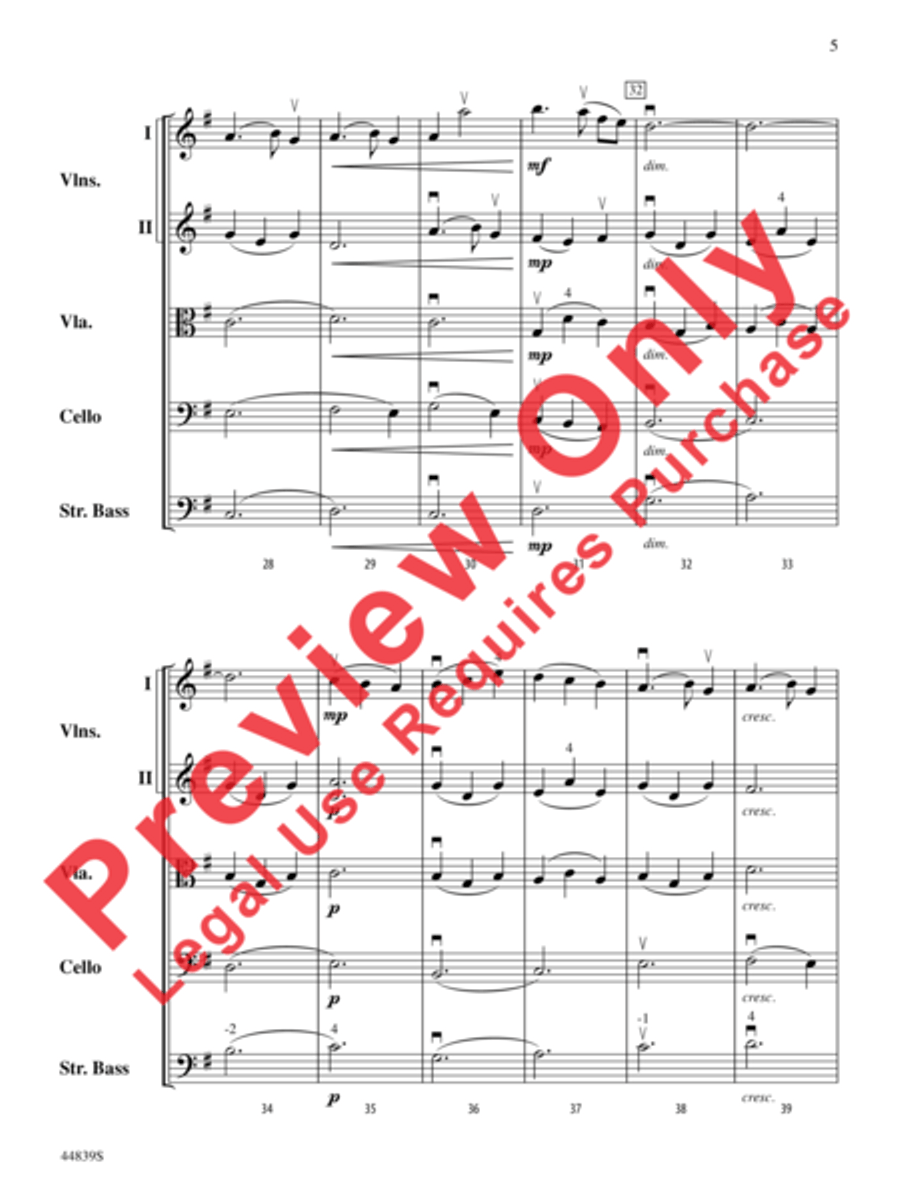 Acadia First Light String Orchestra scores gallery preview page 6