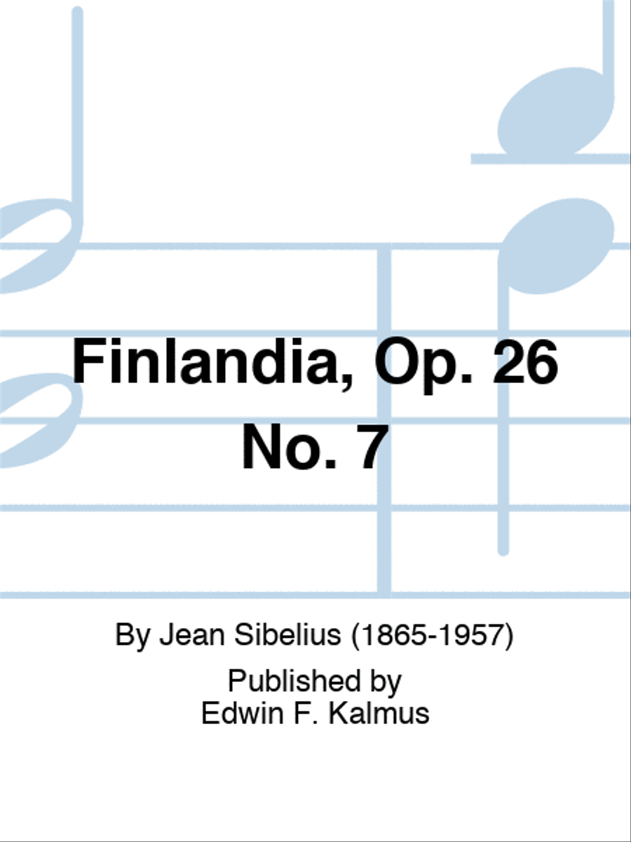 Finlandia, Op. 26 No. 7 Choir scores gallery preview page 1