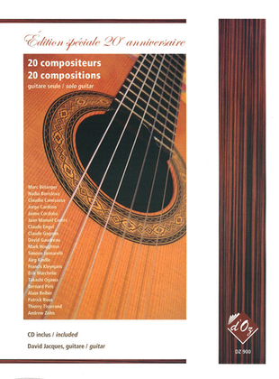 Book cover for Édition 20e anniversaire, 20 comp. (CD inclus)