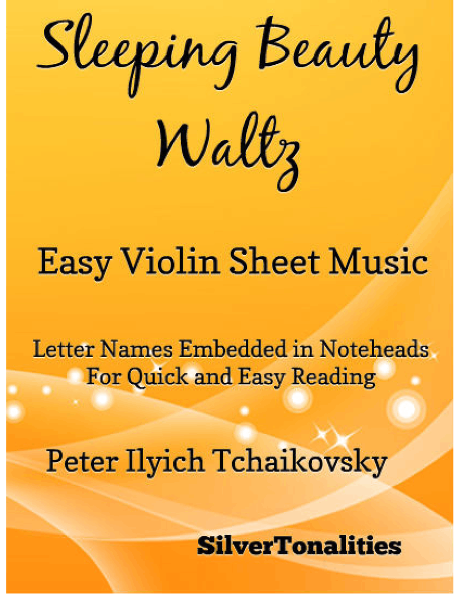 Sleeping Beauty Waltz Easy Violin Sheet Music Violin Solo scores gallery preview page 1