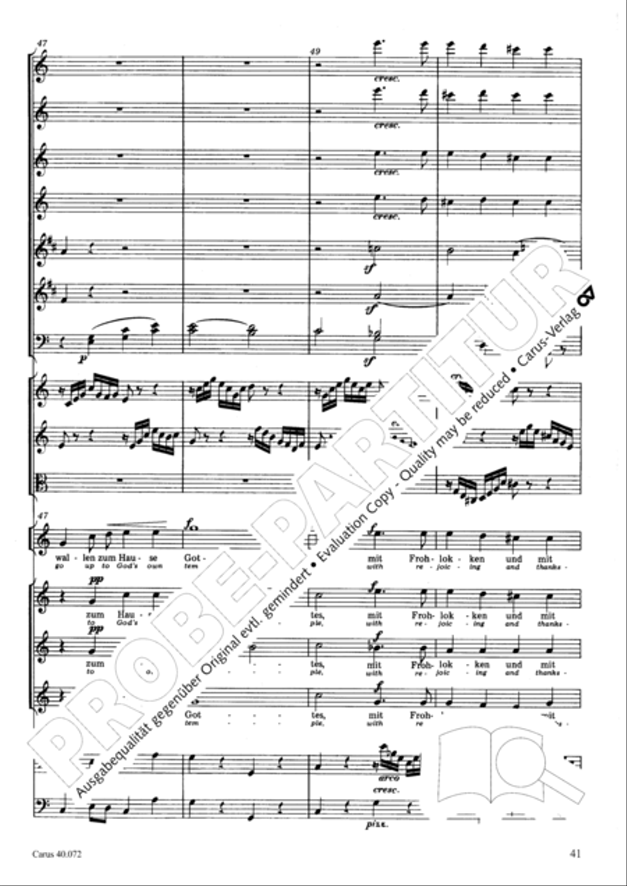 Psalm 42 Psalm 42 4-Part scores gallery preview page 41