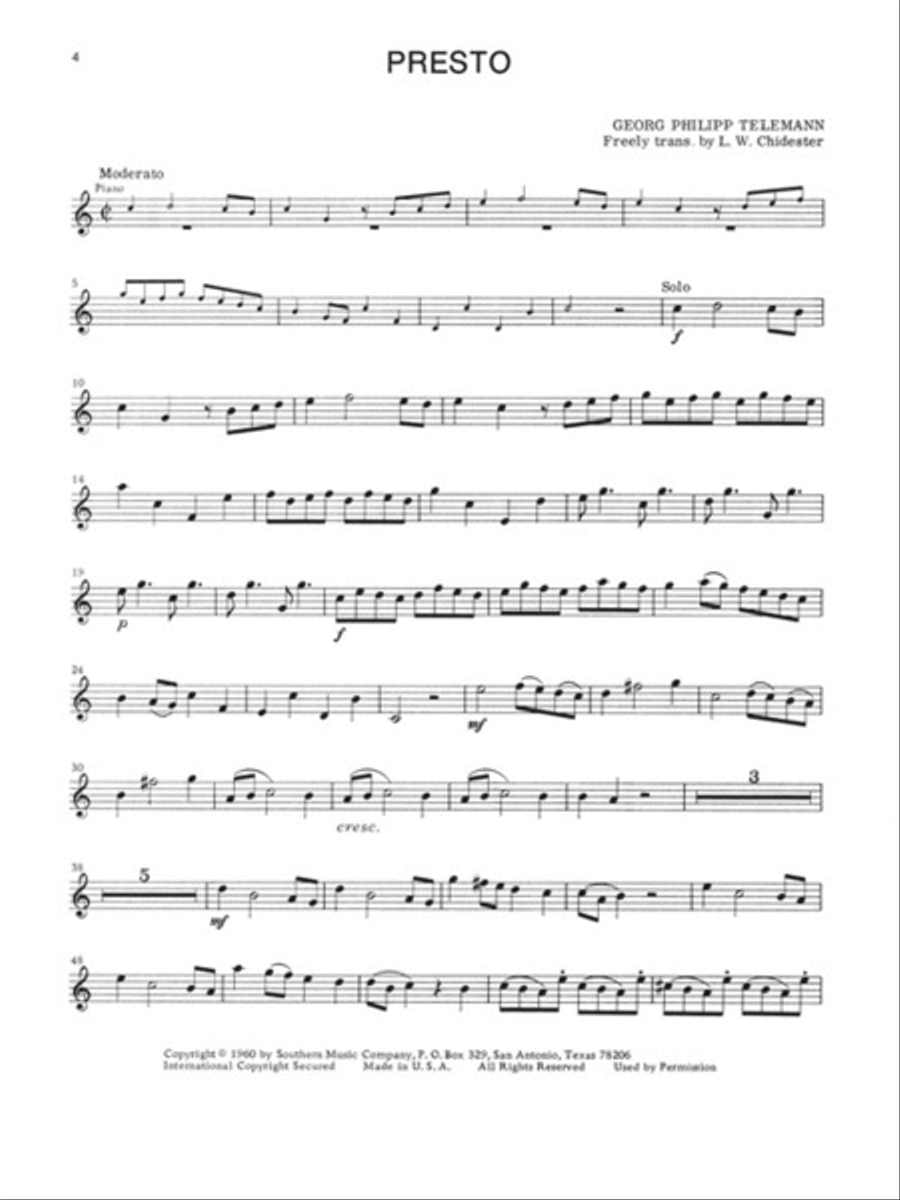 Music for Trumpet and Piano - Volume 2 Trumpet Solo scores gallery preview page 3