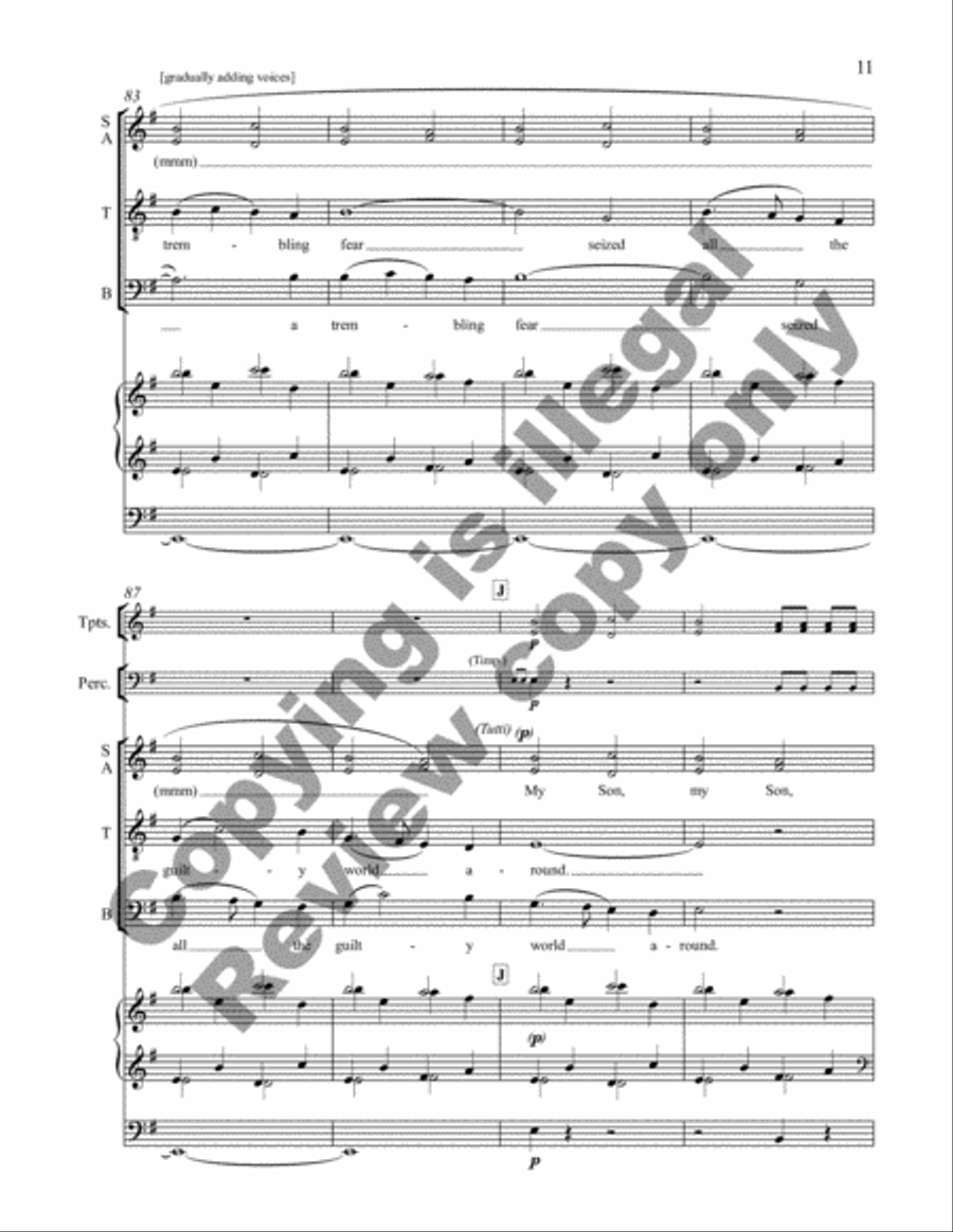 When Jesus Wept (Full/Organ Score) Choir scores gallery preview page 19