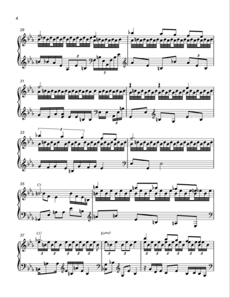 Winter Piano Solo scores gallery preview page 4